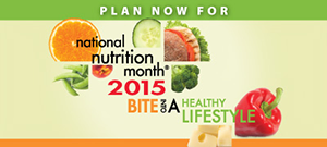 Bite Into a Healthy Lifestyle for National Nutrition Month®