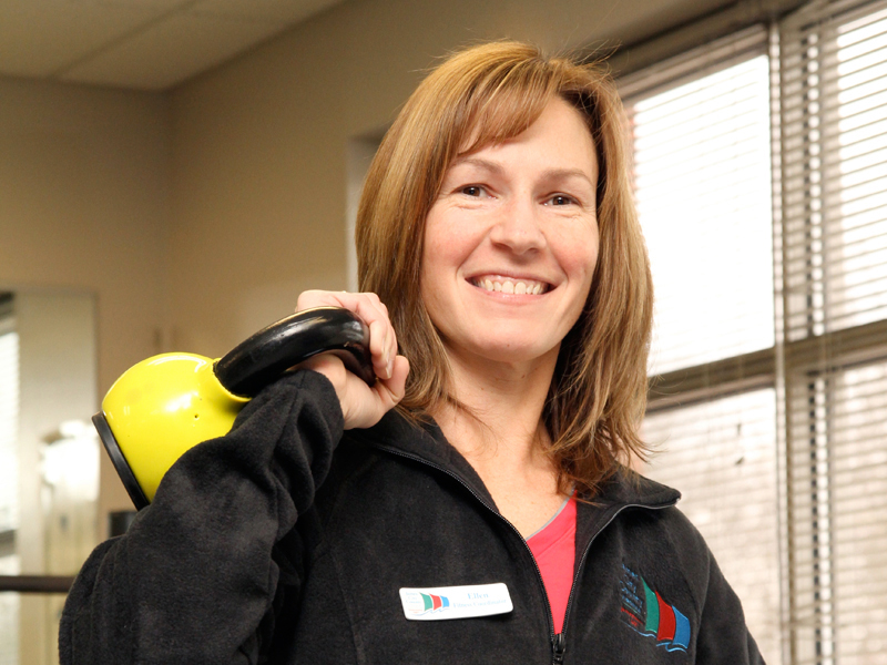 Ellen Womeldorf, James City County Parks and Rec Fitness Director
