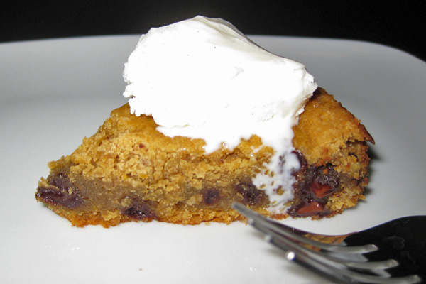 Gluten-free cookie pie