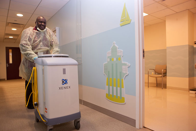 Riverside health System Germ Robot