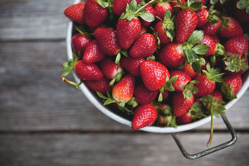 Strawberries help with better hearts and better sex
