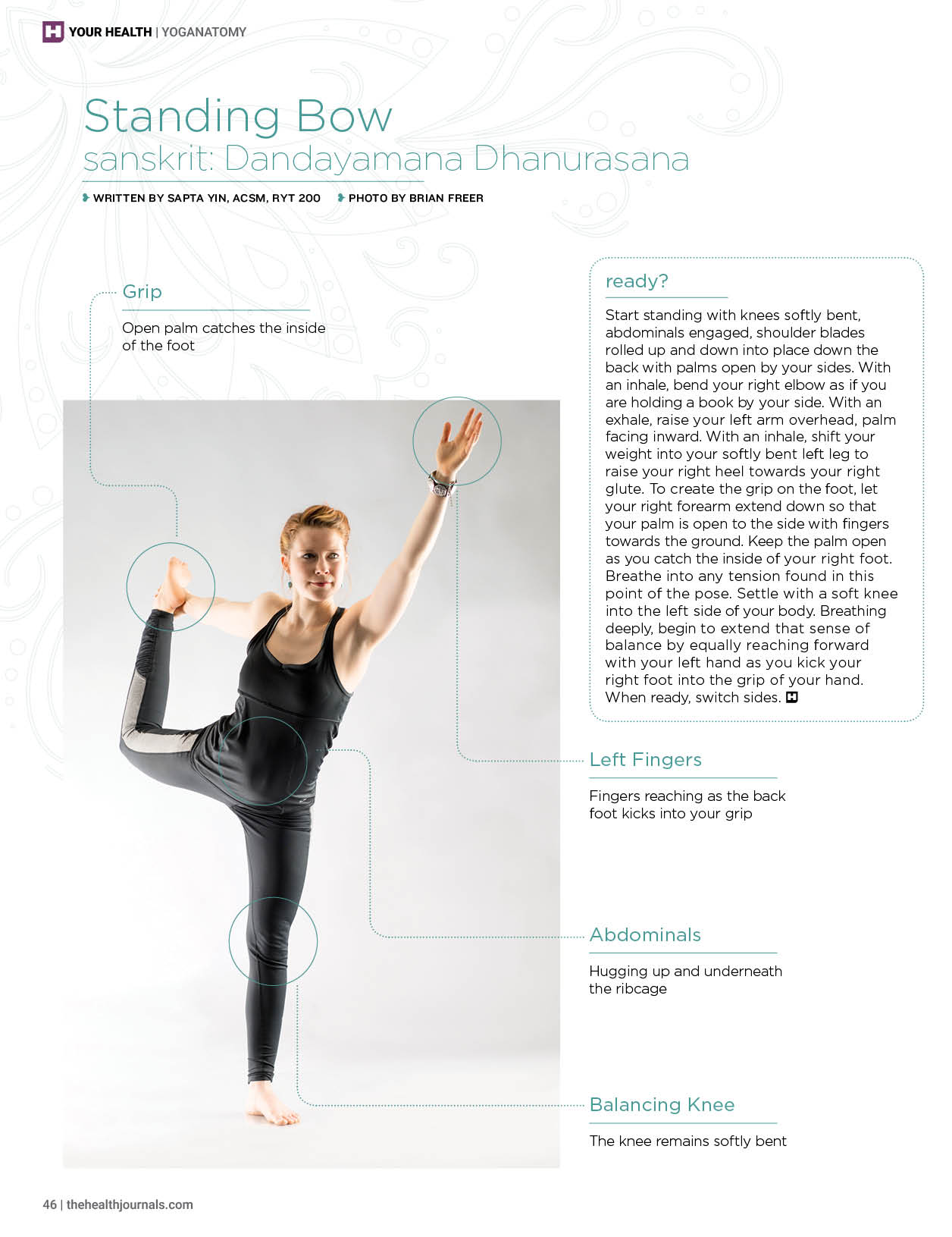 Yoganatomy: Standing Bow