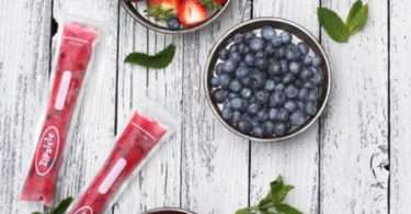 Berry Mint Popsicles