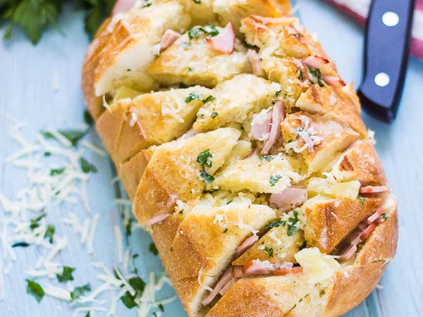 Ham and Pineapple Crack Bread