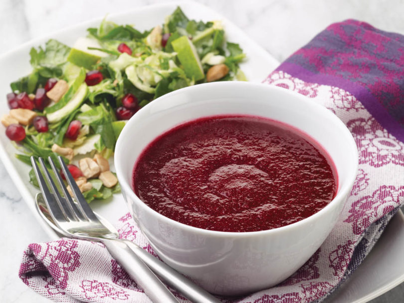 Roasted Beet and Apple Soup