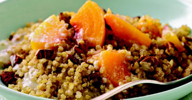 Cinnamon Quinoa with Peaches