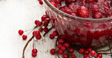 cranberry sauce with star anise