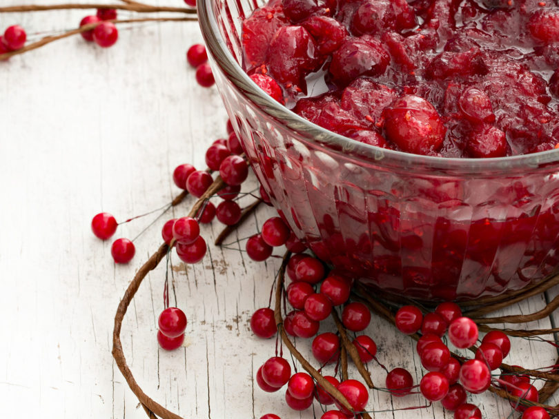 cranberry sauce with star anise