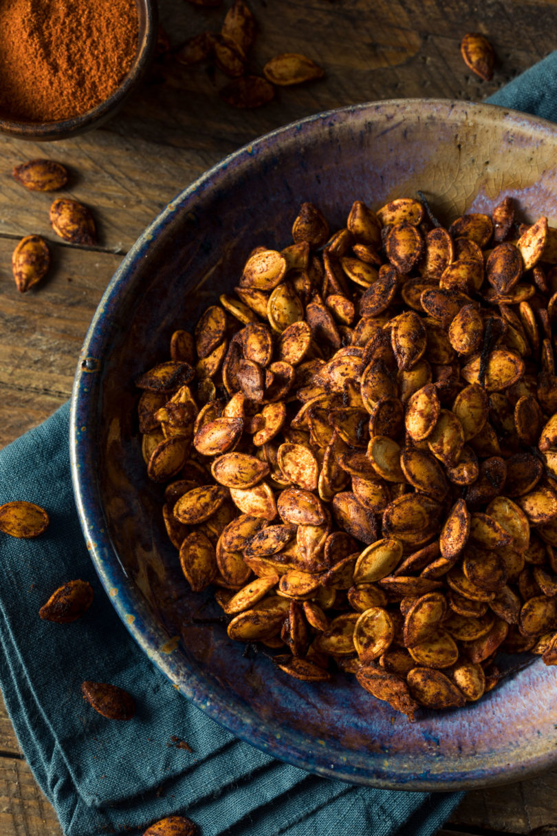 roasted pumpkin seeds