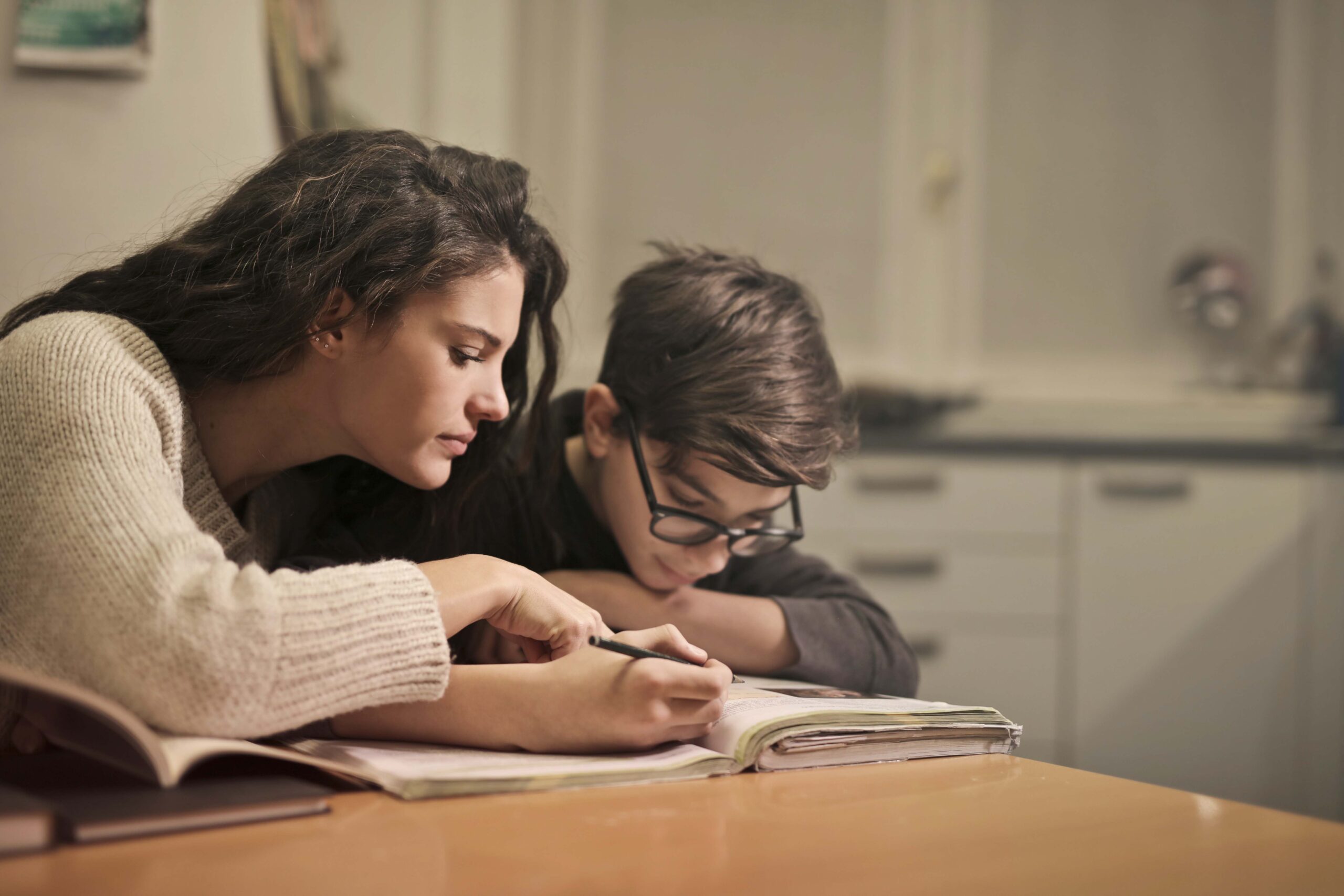 Parents teaching